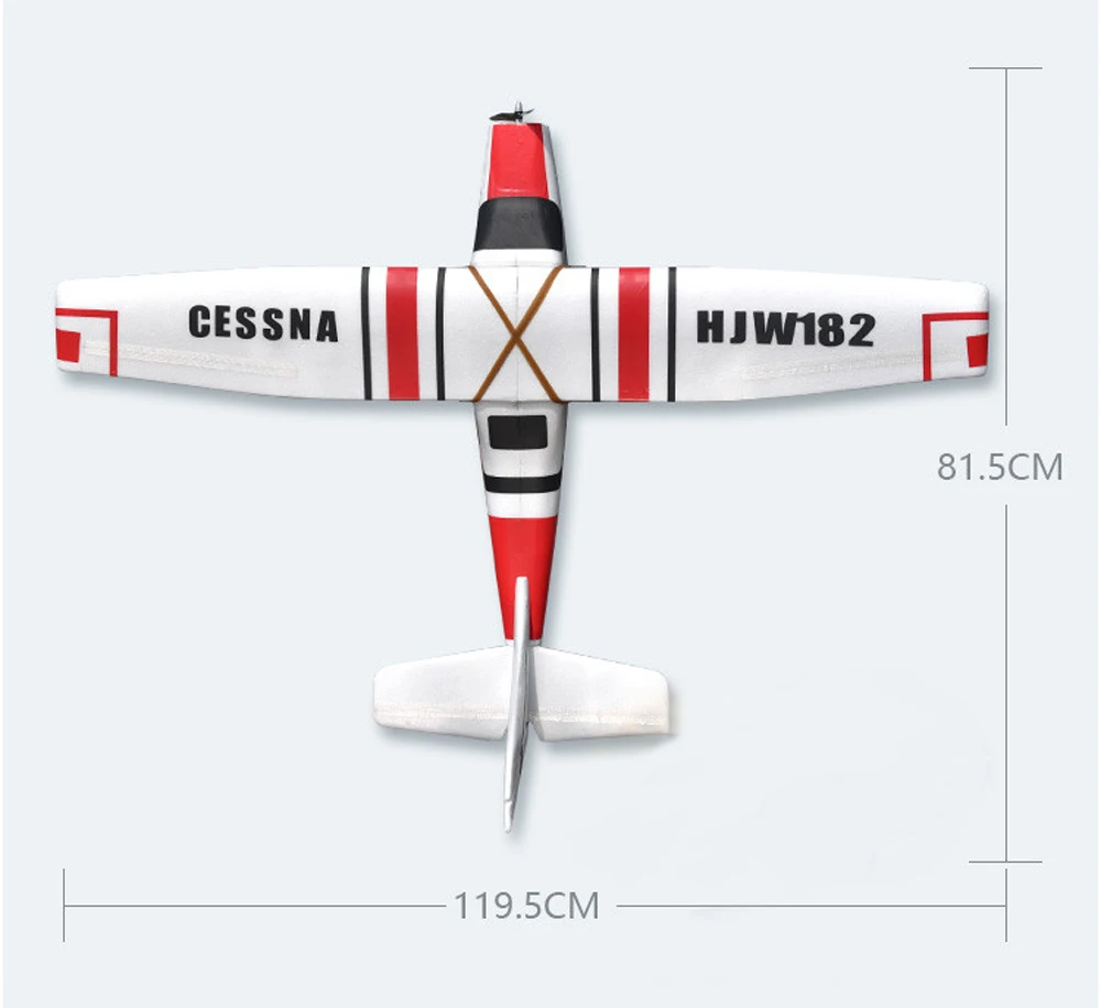 Набор для начинающих радиоуправляемых самолетов Cessna HJW182 1200 мм Wingspan