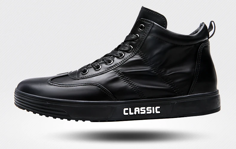Brand Men's Winter Shoes Male Boot Warm Fur Classic Casual Snow Bot Man High Top Sneaker Mens Ankle Leather Boots Men (7)