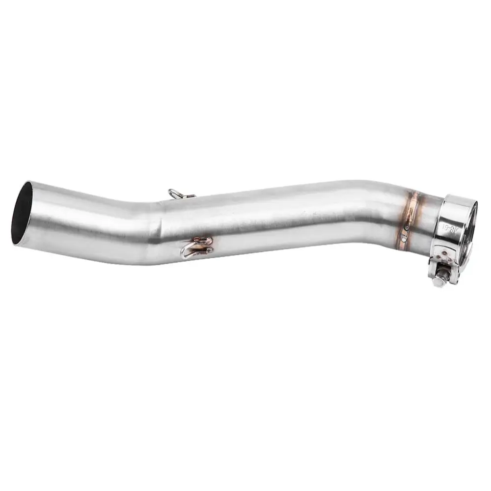 

Motorcycle Exhaust Pipe can connect with 51mm muffler pipe won't rust Especially designed for Benelli BN302 TNT 300 2014-2018 #1