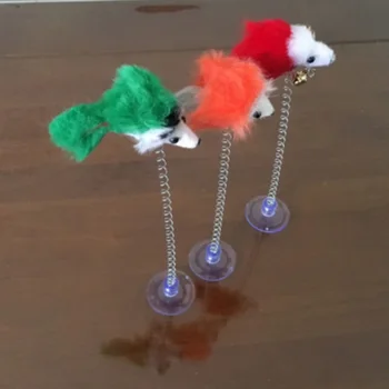 

Funny Pet Cat Toys Feather False Mouse Bottom Sucker Kitten Playing Toys Pet Seat Scratch Toy 3pcs Products for Cats Toy for Cat