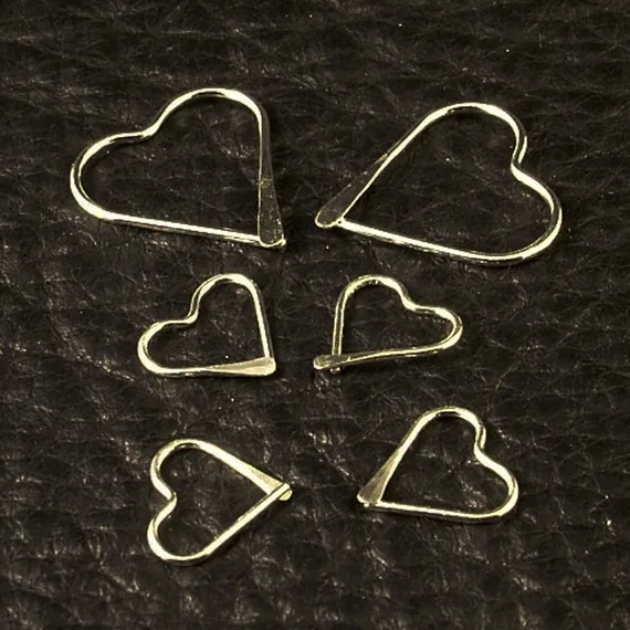 Pinjeas Tiny Sterling Heart Hoop Earrings Handmade Little Small Pinjeas Tiny Sterling Heart Hoop Earrings Handmade Little Small Cartilage Tragus Helix Nose Fashion Jewelry Gifts Wife In From