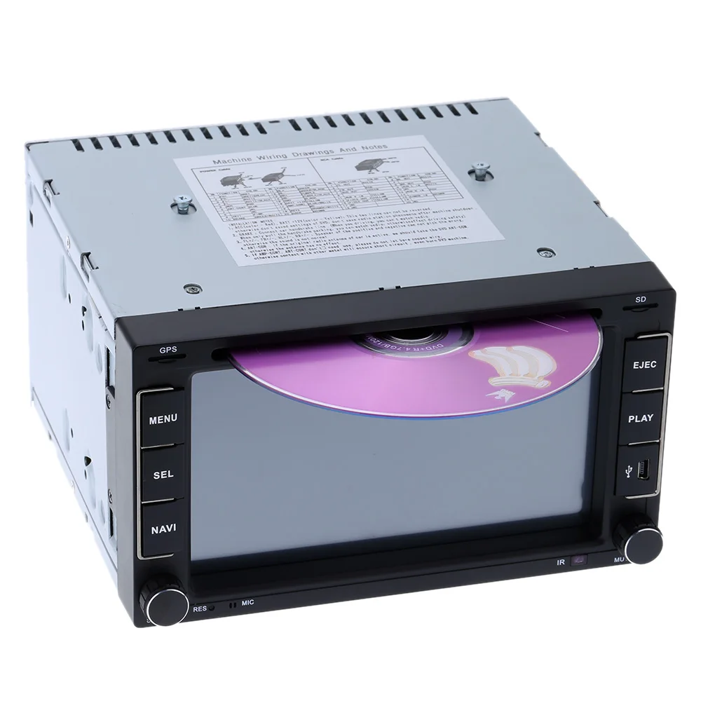 Cheap Autoradio Cassette Recorder Automagnitola 2 Din Touch Screen Car DVD Player for Volkswagen Polo Toyota Golf 5 Mazda 6 Renault 12