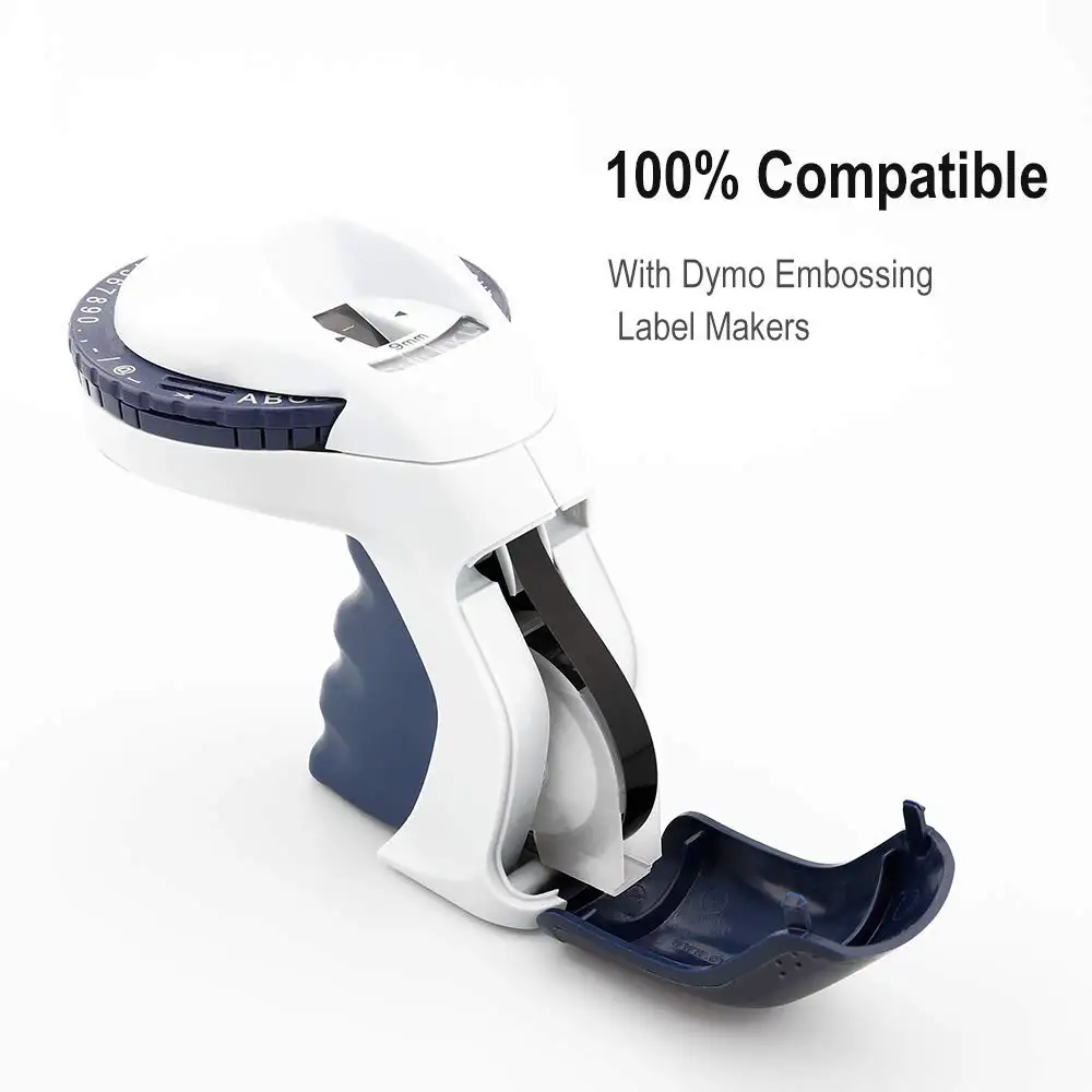 Markurlife 5 упаковок, совместимых с DYMO 3D пластиковые ленты для смайликов 520111 9 мм* 3 м для Dymo тиснения этикеток принтера