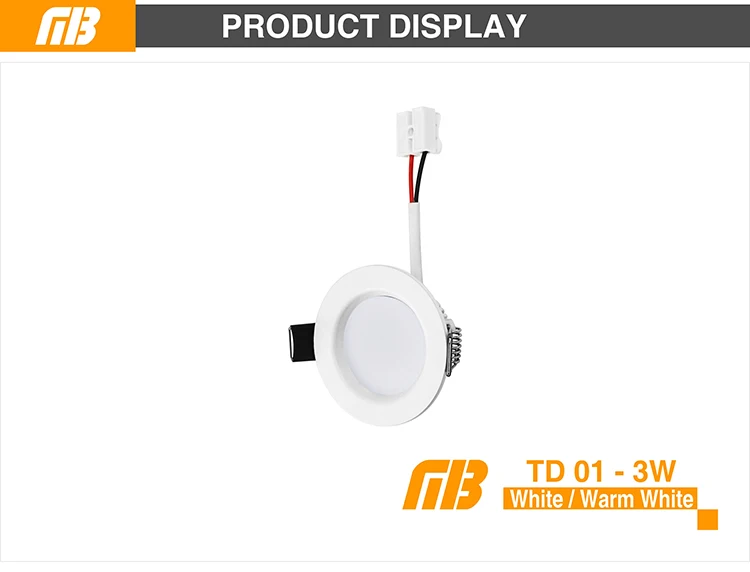 [MingBen] LED Downlight Panel Aluminum Ceiling light 3W 5W 7W 9W 12W 15W 18W 220V Downlight Warm White Cold White Lamp For Foyer