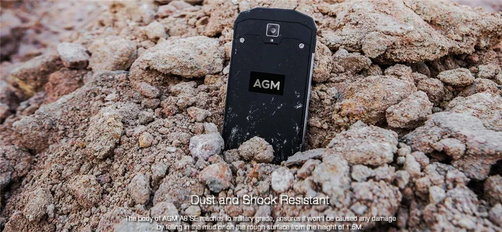 AGM A8 SE IP68 водонепроницаемый мобильный телефон 5," HD 2 Гб ram 16 Гб rom Qualcomm MSM8916 четырехъядерный 8MP+ 2MP 4050 мАч смартфон