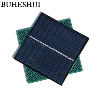 

BUHESHUI 5V 160mA 0.8W Solar Panels Small Solar Power 3.7V Battery Charge Solar Led Light Solar Cell 80*80MM 10pcs Free shipping