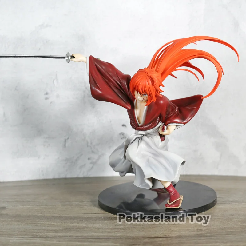 Rurouni Kenshin Meiji Swordsman романтическая история Himura ПВХ фигурка Коллекционная модель