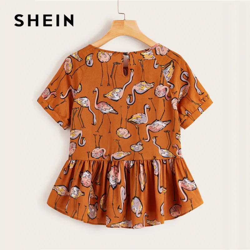 shein flamingo dress