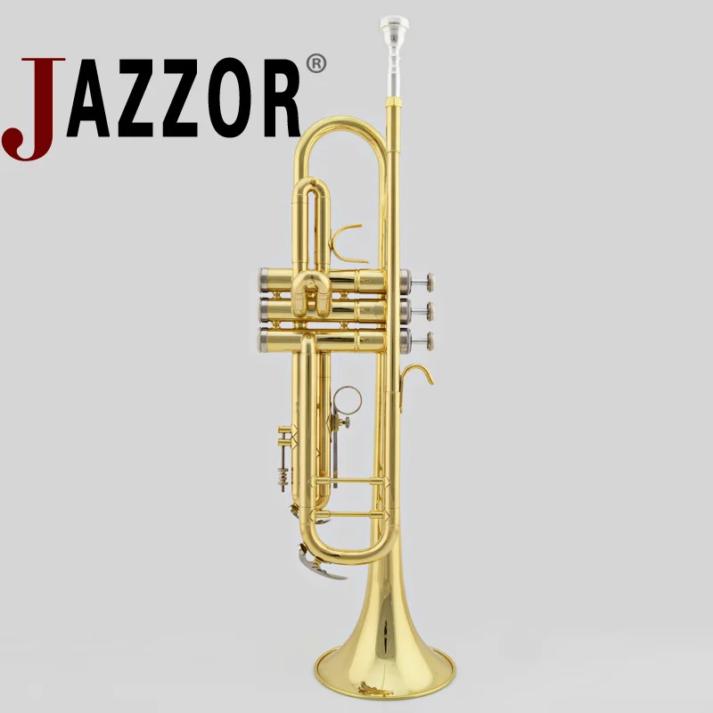 JAZZOR JBTR 400 B плоская труба профессиональная с мундштуком и корпусом латунные