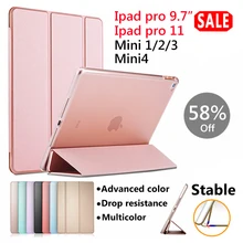 Умный чехол из искусственной кожи, чехол Apple IPad Air 2, силиконовый тонкий мягкий IPad 9,7,,, авто спящий держатель, чехол