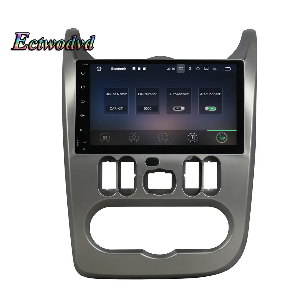 Perfect Ectwodvd Octa Core 4G RAM 64G ROM Android 9.0 Car Multimedia DVD Player GPS HeadUnit For Renault Logan/Sandero/Duster 2015 2016 18