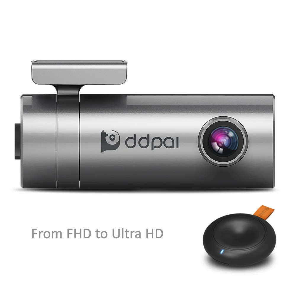 Ddpai mini2 1440 P ультра Full HD регистраторы один клик Беспроводной удаленных снимков