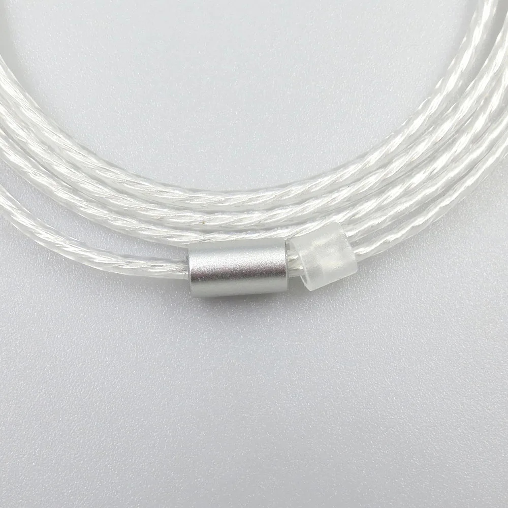 ZSFS Transparent Silver plated DIY Detachable Headphone Cable For Sennheiser IE80i IE8i IE80 IE8 ie80s Headphone