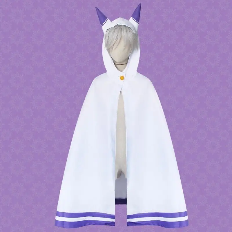 Аниме Re: Zero Kara Hajimeru Isekai Seikatsu Emilia Cosplay Cat плащ с ушами накидка|cosplay cat|cloak capecat cosplay |