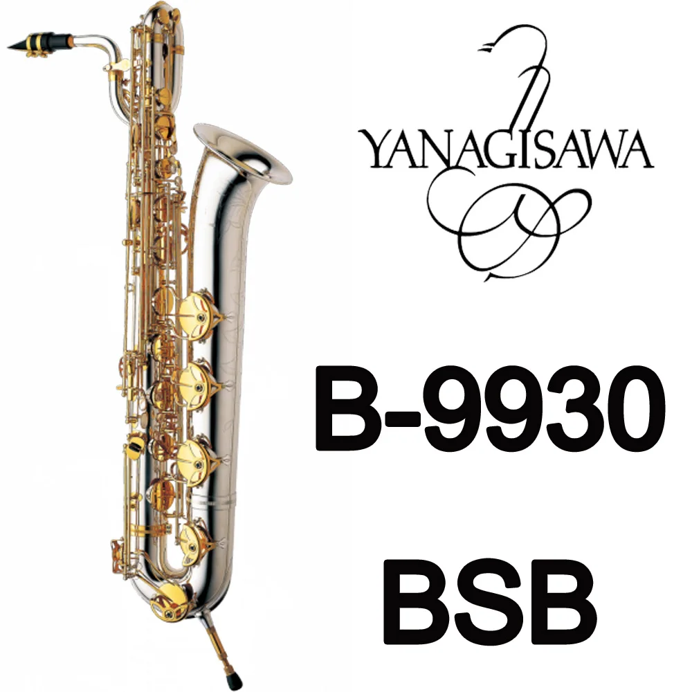 YANAGISAWA Baritone Saxophone B 9930BSB Silver Sonic Silvering Brass