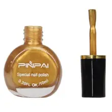 Шаблон для дизайна ногтей штамп штамповка живопись лак специальный лак дизайн маникюра Золото#7