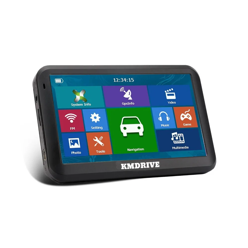 KMDRIVE 5 "Автомобильный грузовик GPS навигация Sat Nav FM 8 Гб MP3/MP4 плеер комплект