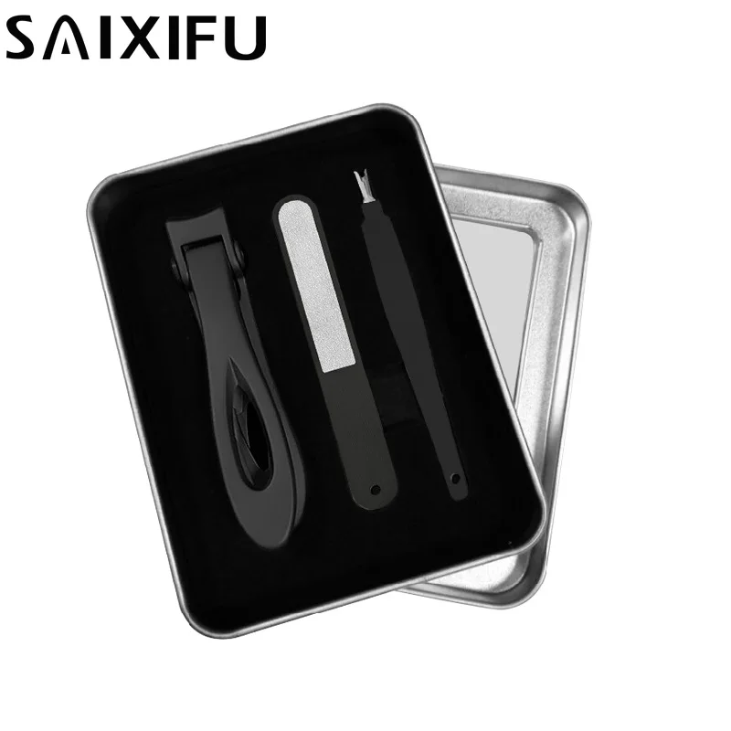 

3pcs/Set Professional Stainless Steel Nail Clippers Nail File Cutter Set Manicure Tool Nail Cutter Manicure Beauty Tool Kit BT42