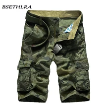 BSETHLRA 2017 New Cargo Shorts Men Summer Top Design Camouflage Military Casual Shorts Homme Cotton Fashion Brand Clothing
