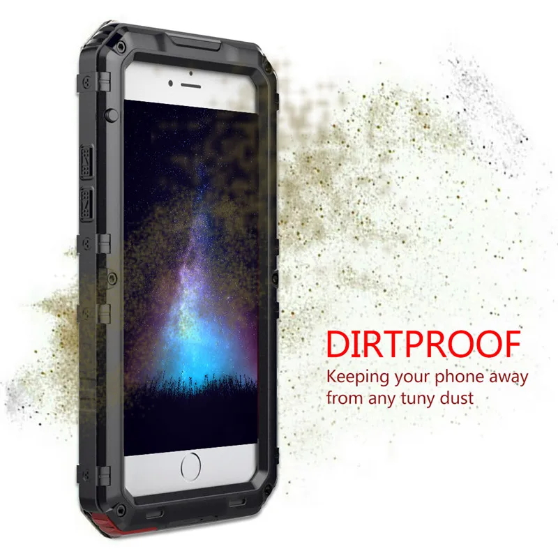 Metal Aluminum waterproof case for iphone 7plus (39)