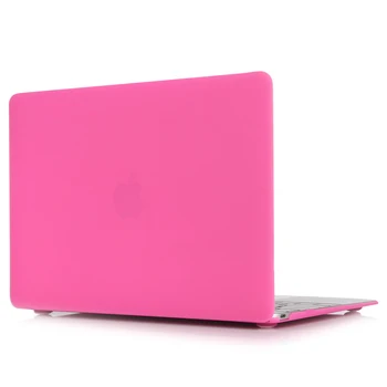 

Matte Rubberized Hard Case Cover for Macbook ProLaptop Shell- 12 inch Rose Red