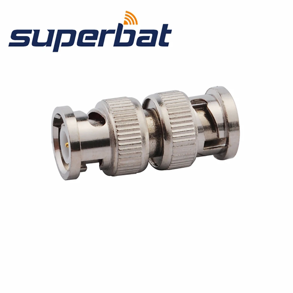 BNC Adapter Male to Plug Straight RF Coaxial Connector
