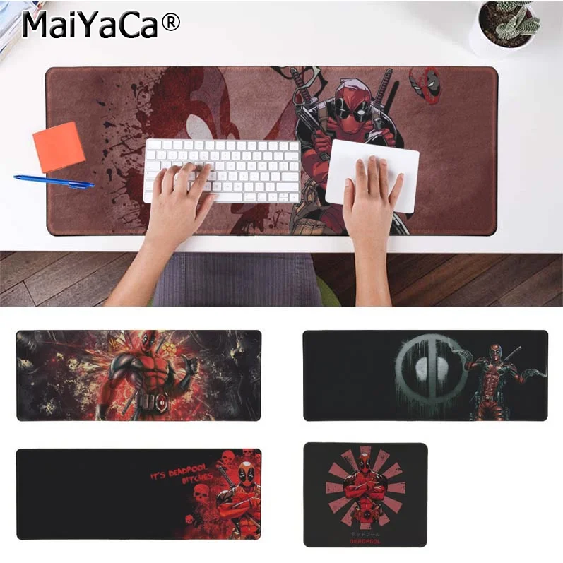 

MaiYaCa Cool New Deadpool iron Man Comfort Mouse Mat Gaming Mousepad Free Shipping Large Mouse Pad Keyboards Mat