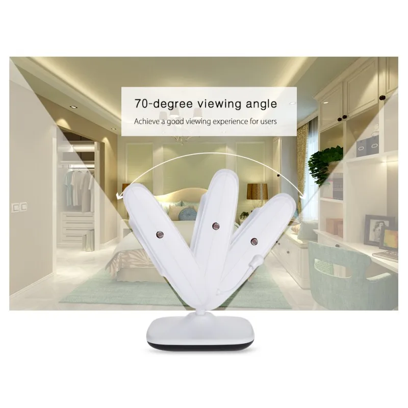 Baby monitor della macchina fotografica di Dual View display LCD 720P HD Da 7.0 Pollici senza fili