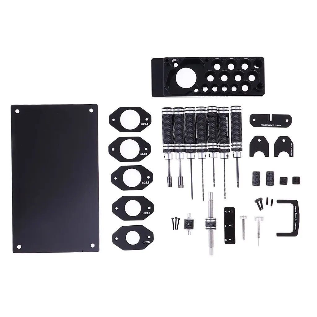 

4WD RC Mini Truck Basix Alloy Tool Kit Professional Tools Parts Accessories for Repairing Upgrading 1/10 RC Racing Car Vehicles