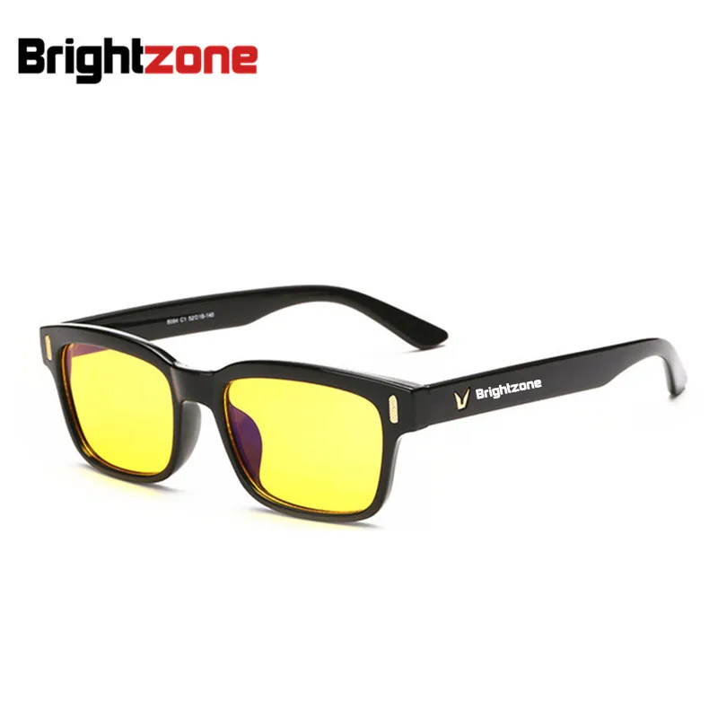 BG01 Black Brightzone Анти-голубой свет глаз prection Очки Для мужчин и Для женщин Многофункциональный Анти-излучения Óculos компьютер Очки сна лучше - Цвет линз: BG01 Black
