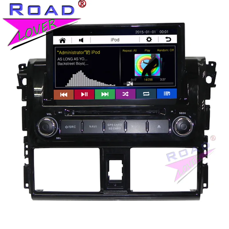Автомобильный DVD плеер TOPNAVI Wince 6 0 дюйма два Din для Toyota Vios 2014 стерео GPS навигация