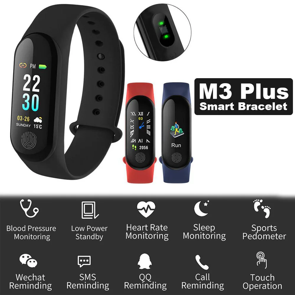 Reloj Smart M3 Pulsera Inteligente Smartband M3 Especificaciones