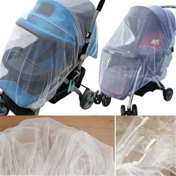 

2019 Hot Infants Baby Girl Boy Cart Mosquito Net Stroller Pushchair Mosquito Insect Net Safe White Mesh Buggy Crib Netting New