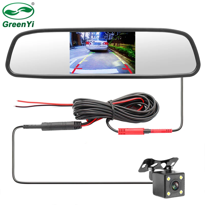 

New Video Parking Assistance 4.3 inch TFT LCD Car Mirror Monitor With Rear View Camera . The Installation Easier For Any Car