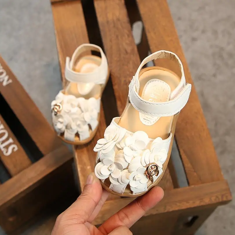 

Kids Shoes Girls 2019 New Summer Female Child Girls Sandals Flower Princess Baby Girls Shoes Fashion Sandals