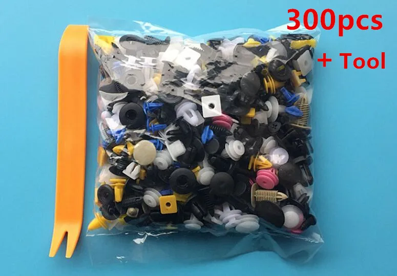 500 шт./компл. разноцветные Автомобильные пластиковые заклепки для бампера