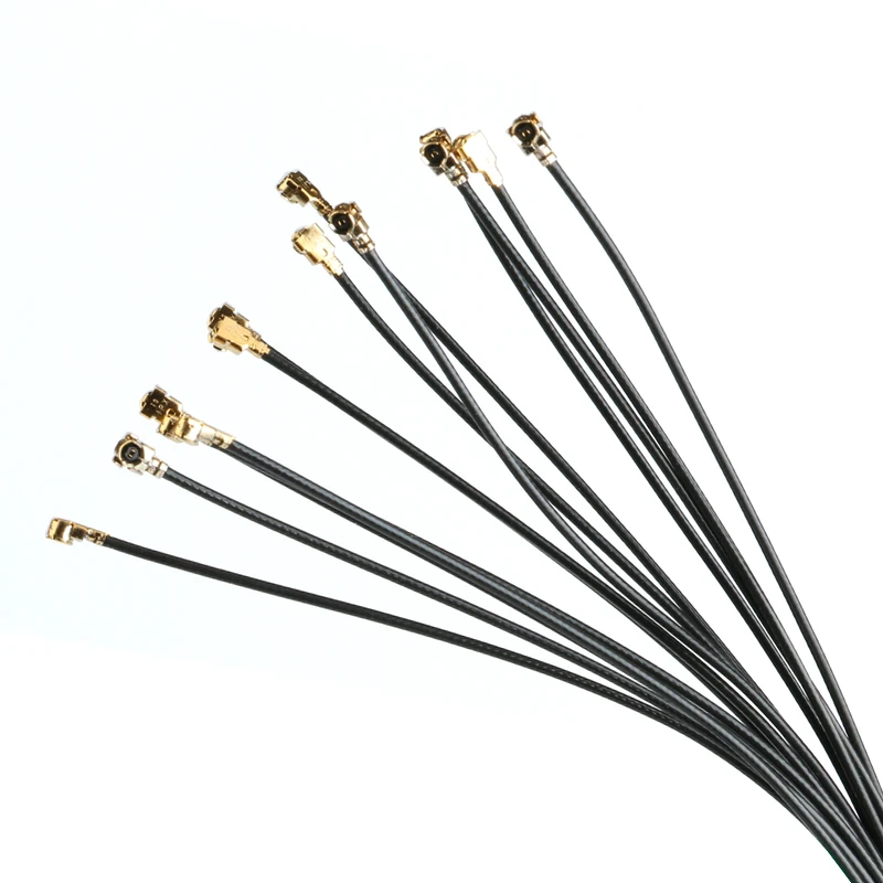 10pcs Jumper Cable IPEX Cord IPX Male Plug to u.fl / ipx Female Jack Terminal block Wire Connector 1.13 Cable 15cm