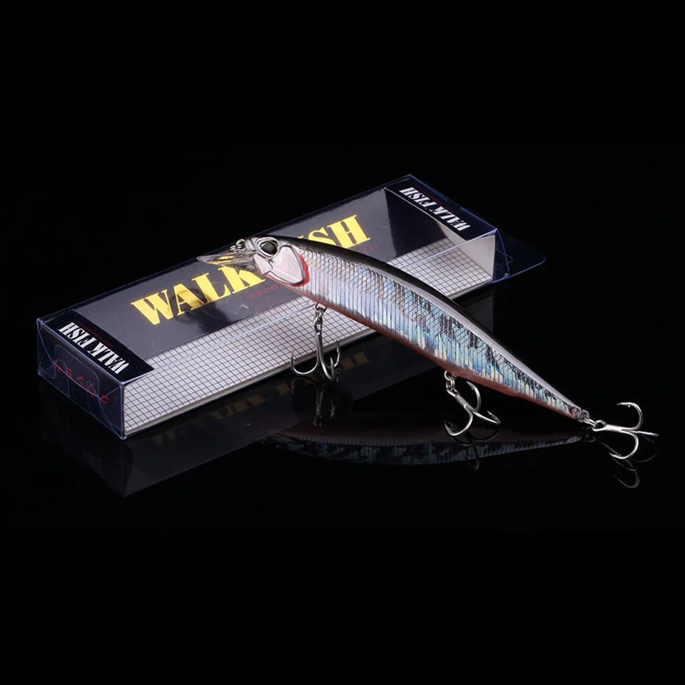 H 8 WALK FISH профессиональная плавающая приманка для рыбалки 130 мм 17,4 г воблер Minnow глубина мелкий бас приманка для щуки приманка рыболовные снасти - Цвет: H 8