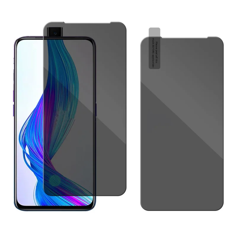 9H защита конфиденциальности закаленное стекло для OPPO Realme Q X Lite C1 X2 Pro XT анти-писк протектор экрана стекло защитная пленка