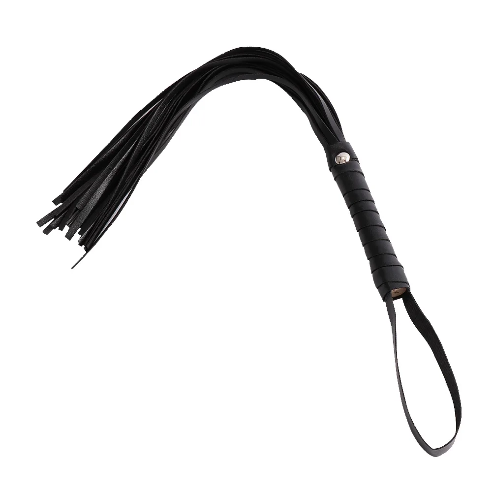 Искусственная кожа для ногтей Pimp Whip Racing Riding Crop вечерние Flogger queen Черный кнут верховой езды для тренировок лошадь