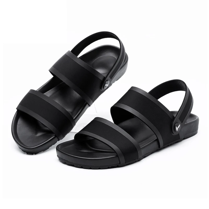 Sapatos deslizamento Preto Black Da Tamanho Do Verão Ds8801 De Casuais Moda Chinelos Não Macios 44 Nova Confortáveis Borracha Dos Praia Sandálias Sola 2018 Homens 38 azwSqz
