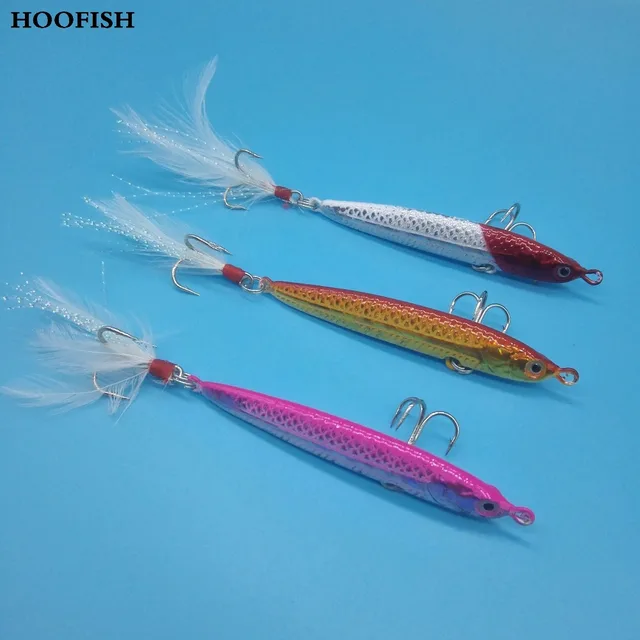 HOOFISH 3PCS/LOT Spanish mackerel baits 26g/7cm Sea Fishing lure