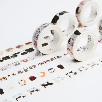 

1 pc cute cat series 15 mm X 7 m Kawaii washi tape children like DIY Diary decoration masking tape stationery scrapbooking tools