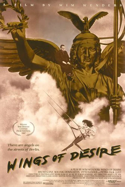 WINGS OF DESIRE-ФИЛЬМ искусство шелковый Плакат | Дом и сад