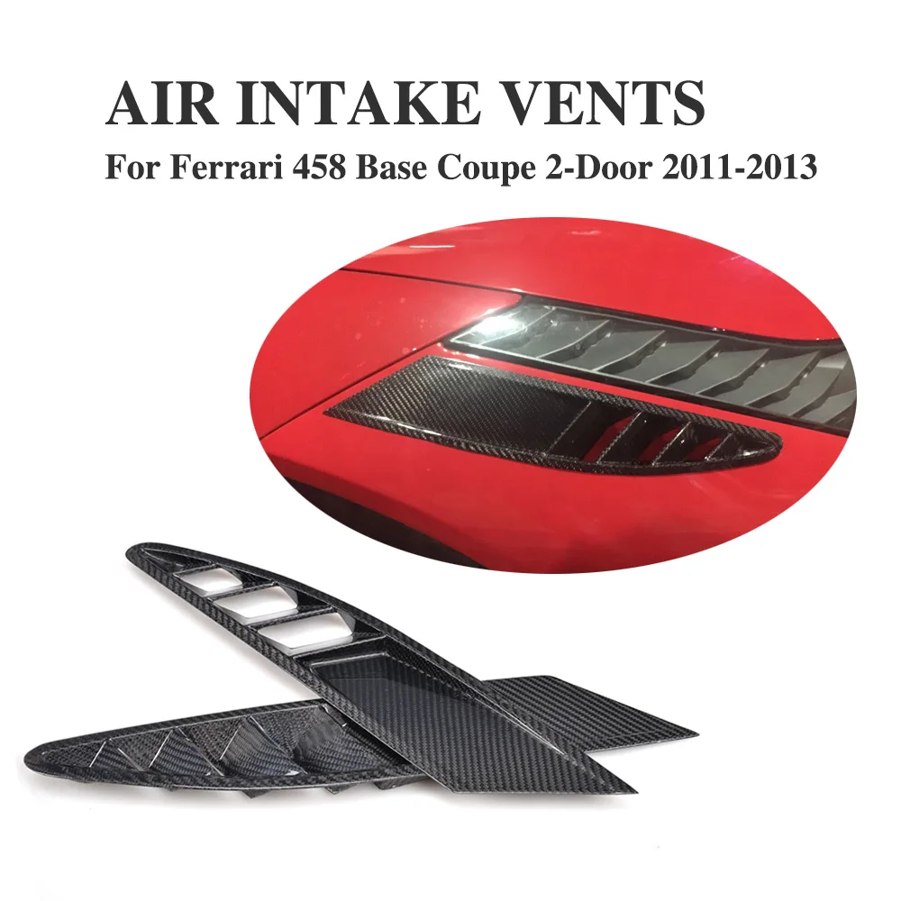Buy 2PCS/Set Carbon Fiber Side Air Intake Vents Mesh