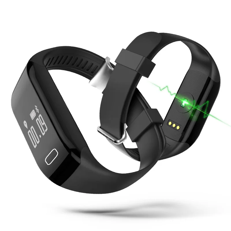 Vibrating Alarm Bracelet Heart Rate Monitor Smart Wristband Fitness