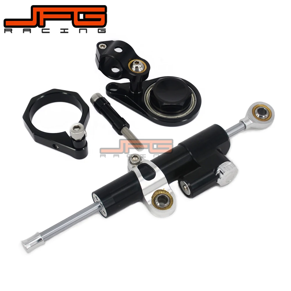 

CNC Steering Damper Stabilizer Linear Reversed Safety Control & Adapter Bracket For GSXR600 GSX600R 06-10 GSXR1000 GSX1000R 0708