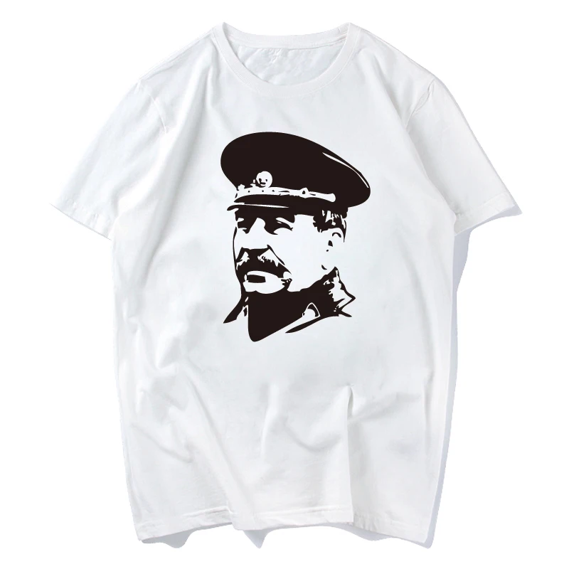 

2019 Top Adult Tee Shirt funny There was no such shit with me USSR leader Stalin print t-shirt Men Short Sleeve T Shirts women