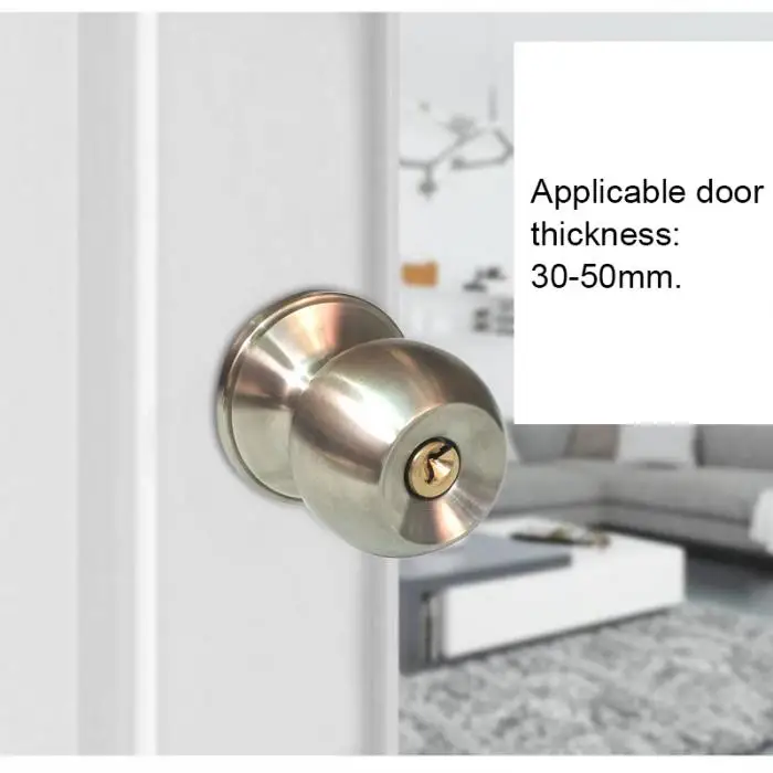 Entrance Knob Handle Keyed Entry Door Locks Stainless Steel Door Hardware LAD-sale