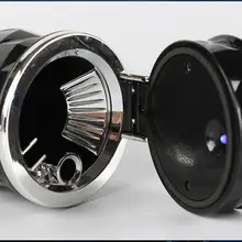 Синий светодиодный светильник пепельница для автомобиля огнеупорный материал легкоочищаемая автомобильная пепельница для KIA Rio K2 K3 K5 K4 KX5 Cerato, Soul, Forte, Sportage